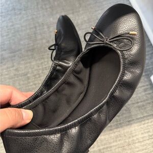 MIA Pink Ballet Flats with Bow Detail